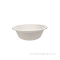 Engångssockerrör Bagasse Pulp Round Sallad Bowl